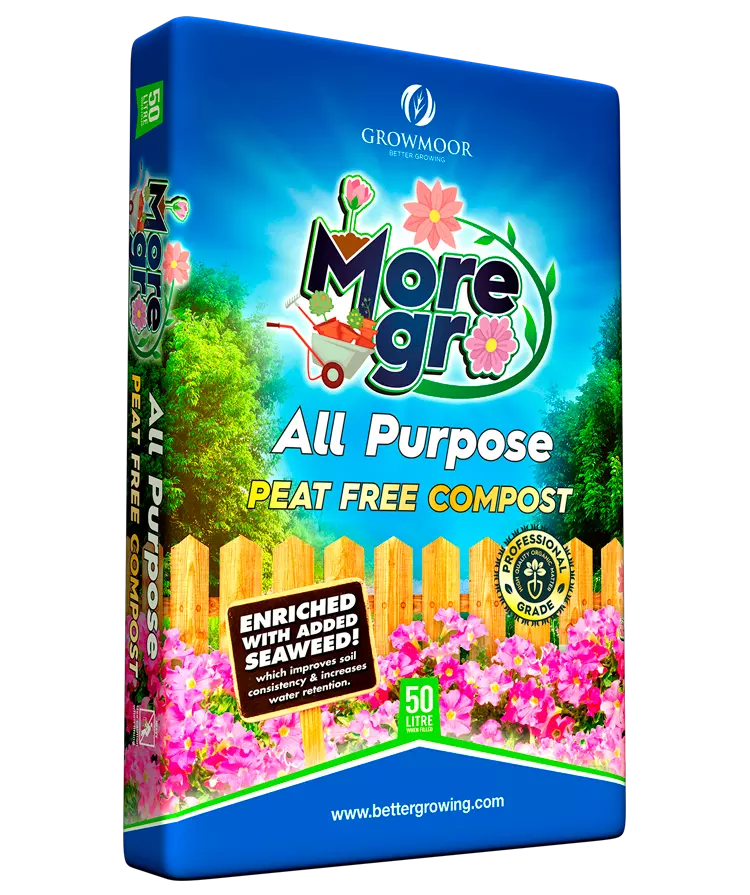 🟡 New! Growmoor Moregro PEAT FREE  compost 50ltr