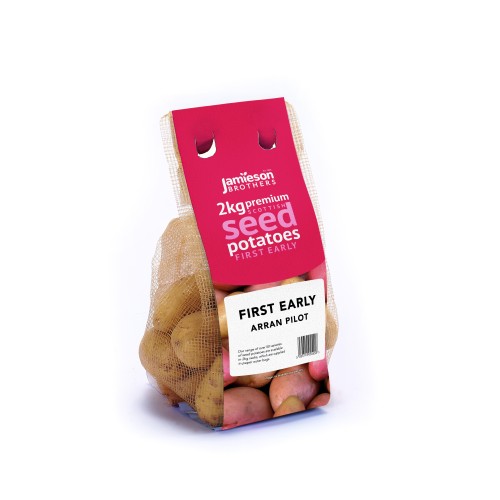 🥔 2kg Jamieson Scottish ARRAN PILOT Seed Potatoes FIRST EARLY