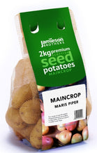 Load image into Gallery viewer, Jamieson Bros PREMIUM Scottish Seed Potatoes - 2kg Maris Piper - main crop
