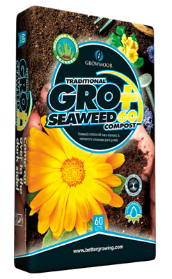 Growmoor + Seaweed Multi Purpose Compost large 60ltr bag