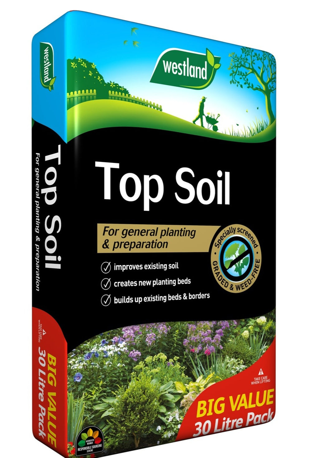 Westland Top Soil Big Value Bag 30ltr